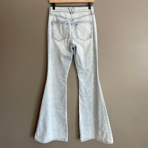VERONICA BEARD Sheridan Exaggerated Flare Jeans Size 25 High Rise Stretch Chic - Picture 11 of 16